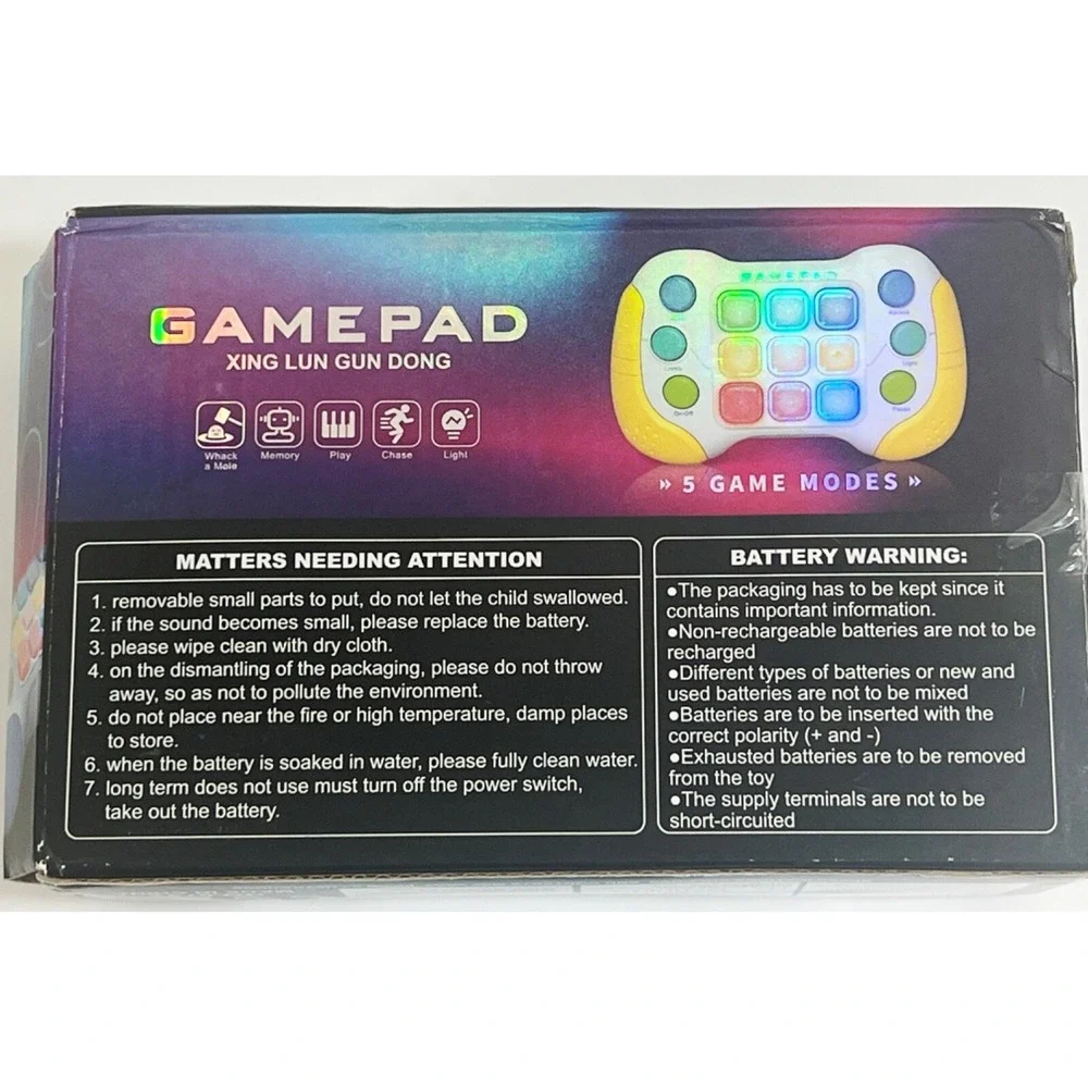 GAME PAD Model 8793 5 Game‎ Modes